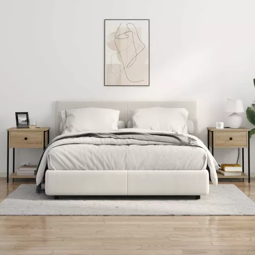 Éjjeliszekrény 2 pcs sonoma tölgy 42 x 41 x 56 cm Faanyag