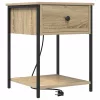 Éjjeliszekrény 2 pcs sonoma tölgy 42 x 41 x 56 cm Faanyag
