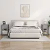 Éjjeliszekrény 2 pcs Szürke sonoma 38 x 31 x 61 cm Faanyag