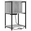 Éjjeliszekrény 2 pcs Szürke sonoma 38 x 31 x 61 cm Faanyag