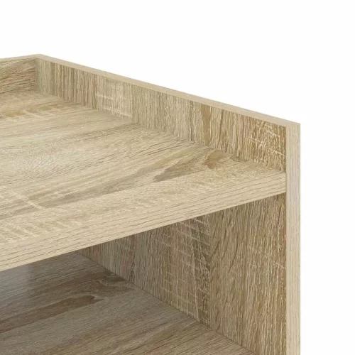 Éjjeli asztal 2 pcs sonoma tölgy 40 x 40 x 61 cm Faanyag