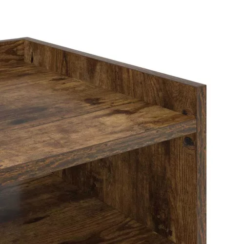 Éjjeli asztal 2 pcs Füstölt tölgy 40 x 40 x 61 cm Faanyag