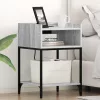Éjjeli asztal 2 pcs Szürke sonoma 40 x 40 x 61 cm Faanyag