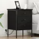 Éjjeliszekrény fiókkal Musta tammi 42 x 41 x 61 cm Faanyag