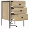 Éjjeliszekrény 2 pcs sonoma tölgy 42 x 41 x 61 cm Faanyag