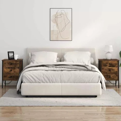 Éjjeliszekrény fiókkal Füstölt tölgy 42 x 41 x 61 cm Faanyag
