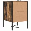 Éjjeliszekrény 2 pcs Füstölt tölgy 42 x 41 x 61 cm Faanyag