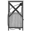 Éjjeliszekrény 2 pcs Szürke sonoma 40 x 31 x 60 cm Faanyag