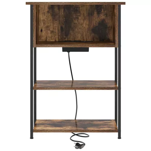 Éjjeliszekrény Füstölt tölgy 55 x 31 x 76 cm Faanyag