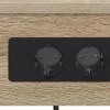 Éjjeliszekrény Töltőállomással 2 pcs sonoma tölgy