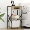 Éjjeliszekrény 2 pcs sonoma tölgy 41 x 31 x 76 cm Faanyag