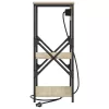 Éjjeliszekrény 2 pcs sonoma tölgy 41 x 31 x 76 cm Faanyag