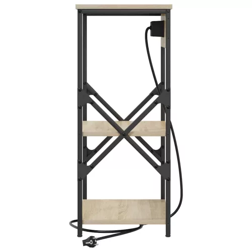 Éjjeliszekrény 2 pcs sonoma tölgy 41 x 31 x 76 cm Faanyag