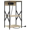 Éjjeliszekrény 2 pcs sonoma tölgy 41 x 31 x 76 cm Faanyag