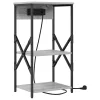 Éjjeliszekrény 2 pcs Szürke sonoma 41 x 31 x 76 cm Faanyag