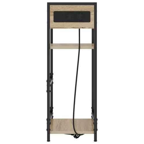 Éjjeliszekrény fiókkal sonoma tölgy 40 x 27 x 76 cm Faanyag