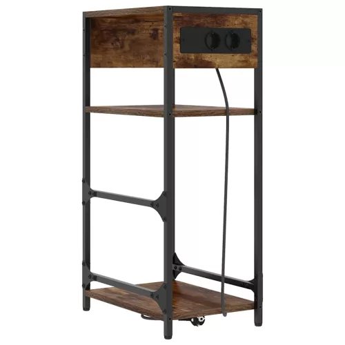 Éjjeliszekrény fiókkal Füstölt tölgy 40 x 27 x 76 cm Faanyag