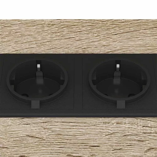 Éjjeli asztal 2 pcs sonoma tölgy 38 x 30 x 48 cm Faanyag