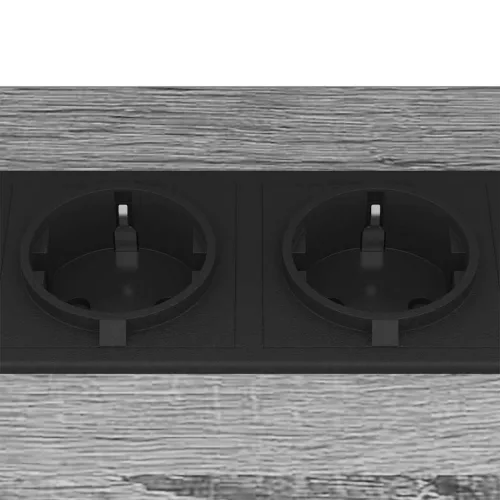 Éjjeli asztal 2 pcs Szürke sonoma 38 x 30 x 48 cm Faanyag
