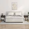 Éjjeli asztal 2 pcs barna tölgy 38 x 30 x 48 cm Faanyag