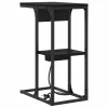 Éjjeli asztal Musta tammi 41.5 x 26 x 60.5 cm Faanyag