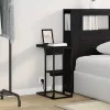 Éjjeli asztal Musta tammi 41.5 x 26 x 60.5 cm Faanyag