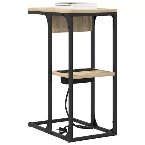 Éjjeli asztal sonoma tölgy 41.5 x 26 x 60.5 cm Faanyag