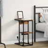 Éjjeli asztal Füstölt tölgy 41.5 x 26 x 60.5 cm Faanyag