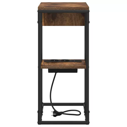 Éjjeli asztal Füstölt tölgy 41.5 x 26 x 60.5 cm Faanyag