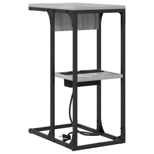 Éjjeli asztal Szürke sonoma 41.5 x 26 x 60.5 cm Faanyag