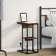 Éjjeli asztal barna tölgy 41.5 x 26 x 60.5 cm Faanyag