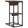 Éjjeli asztal barna tölgy 41.5 x 26 x 60.5 cm Faanyag
