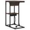 Éjjeli asztal barna tölgy 41.5 x 26 x 60.5 cm Faanyag