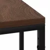 Éjjeli asztal barna tölgy 41.5 x 26 x 60.5 cm Faanyag