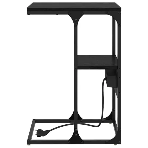 Éjjeliszekrény fiókkal Musta tammi 41.5 x 26 x 60.5 cm Faanyag