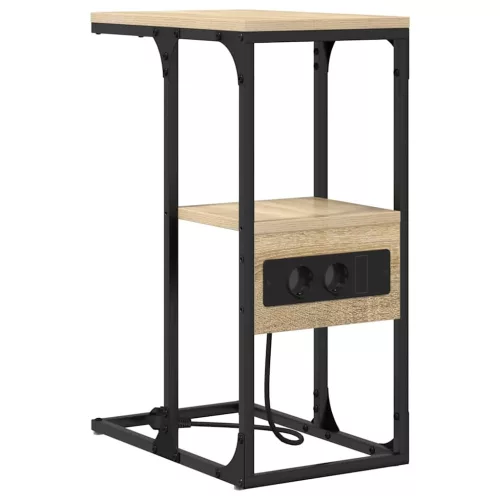 Éjjeliszekrény fiókkal sonoma tölgy 41.5 x 26 x 60.5 cm Faanyag
