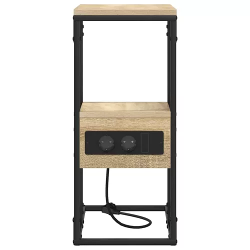 Éjjeliszekrény fiókkal sonoma tölgy 41.5 x 26 x 60.5 cm Faanyag