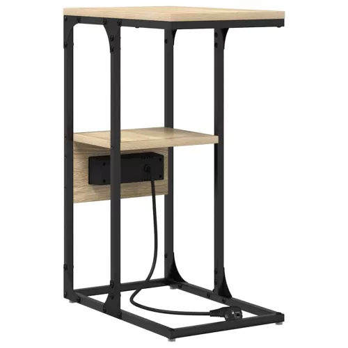 Éjjeliszekrény fiókkal sonoma tölgy 41.5 x 26 x 60.5 cm Faanyag