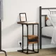 Éjjeliszekrény Füstölt tölgy 41.5 x 26 x 60.5 cm Faanyag