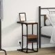 Éjjeliszekrény fiókkal barna tölgy 41.5 x 26 x 60.5 cm Faanyag