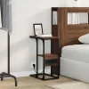 Éjjeliszekrény fiókkal barna tölgy 41.5 x 26 x 60.5 cm Faanyag