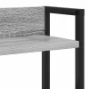 Fejtámla LED -es lámpákkal Szürke sonoma 120 cm Faanyag