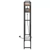Fejtámla LED -es lámpákkal Füstölt tölgy 135 cm Faanyag
