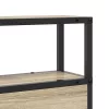 Tároló fejtámla polcokkal tárolóval sonoma tölgy 135 cm Faanyag