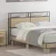 Tároló fejtámla polcokkal tárolóval sonoma tölgy 140 cm Faanyag
