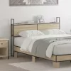 Tárolós Fejtámla Töltő Állomással sonoma tölgy 160 cm Faanyag