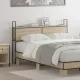 Tárolós Fejtámla Töltő Állomással sonoma tölgy 160 cm Faanyag