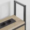 Tárolós Fejtámla Töltő Állomással sonoma tölgy 160 cm Faanyag