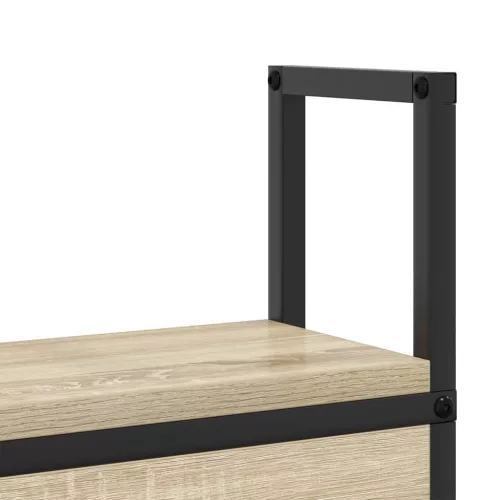 Tárolós Fejtámla Töltő Állomással sonoma tölgy 160 cm Faanyag