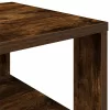 Füstös tölgy színű szerelt fa cipőtartó 61x32x105 cm